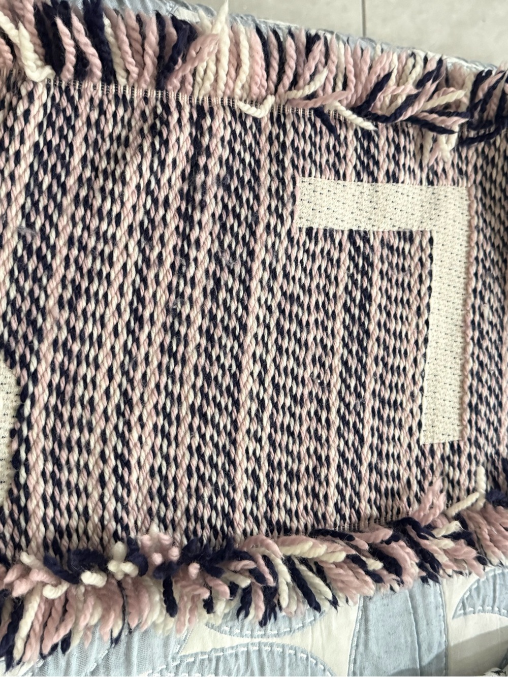 Chanel 2021 Cashmere Wool Silk CC Logo Fringed Stole – Black Pink Beige